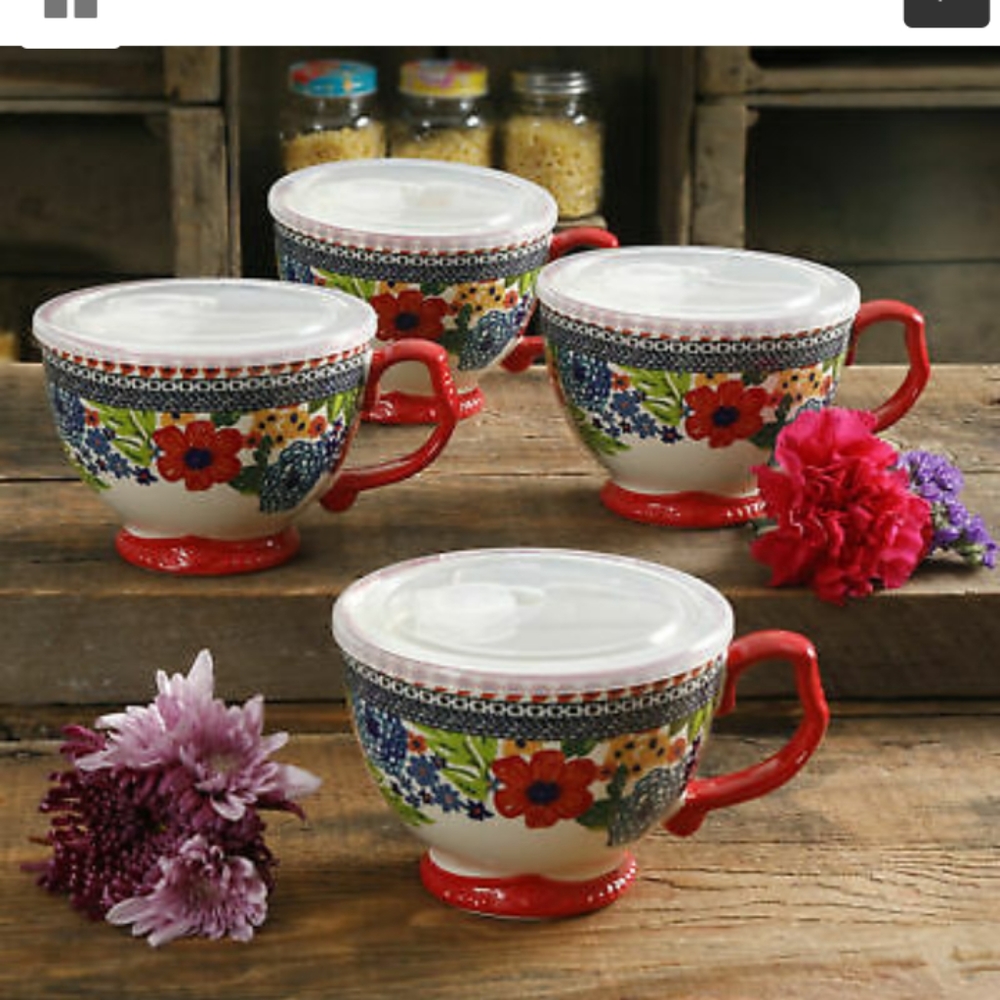 Set of 2 coffee mugs with lids, 27 oz.